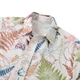 thumbnail image 5 of Summer Hawaiian Shirts for Men Vintage,Men's Short Sleeve Button Down Vintage Bowling Shirts,Hawaiian Casual Printed Beach Shirt Summer Regular Fit Top,Mens Floral Beach Shirts Wrinkle Free, 5 of 8