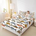 thumbnail image 4 of Feelyou Bass Pike Fish Queen Sheet Sets, Rustic Farmhouse Bed Set, 4-Piece, 4 of 7