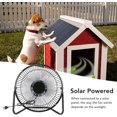 thumbnail image 4 of AVEKI Solar Panel Exhaust Fan, Wide Application Simple Installation Portable Low Noise Environment Friendly Solar Powered Exhaust Fan for Greenhouse 0517M, 4 of 7