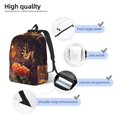 thumbnail image 3 of Easygdp Butterfly Sitting on a Flower Mochila de Lona Resistente para Laptop, Compatible con Laptops de 15 a 17 pulgadas, Ideal para Escuela, Trabajo y Viajes-Medium, 3 of 5