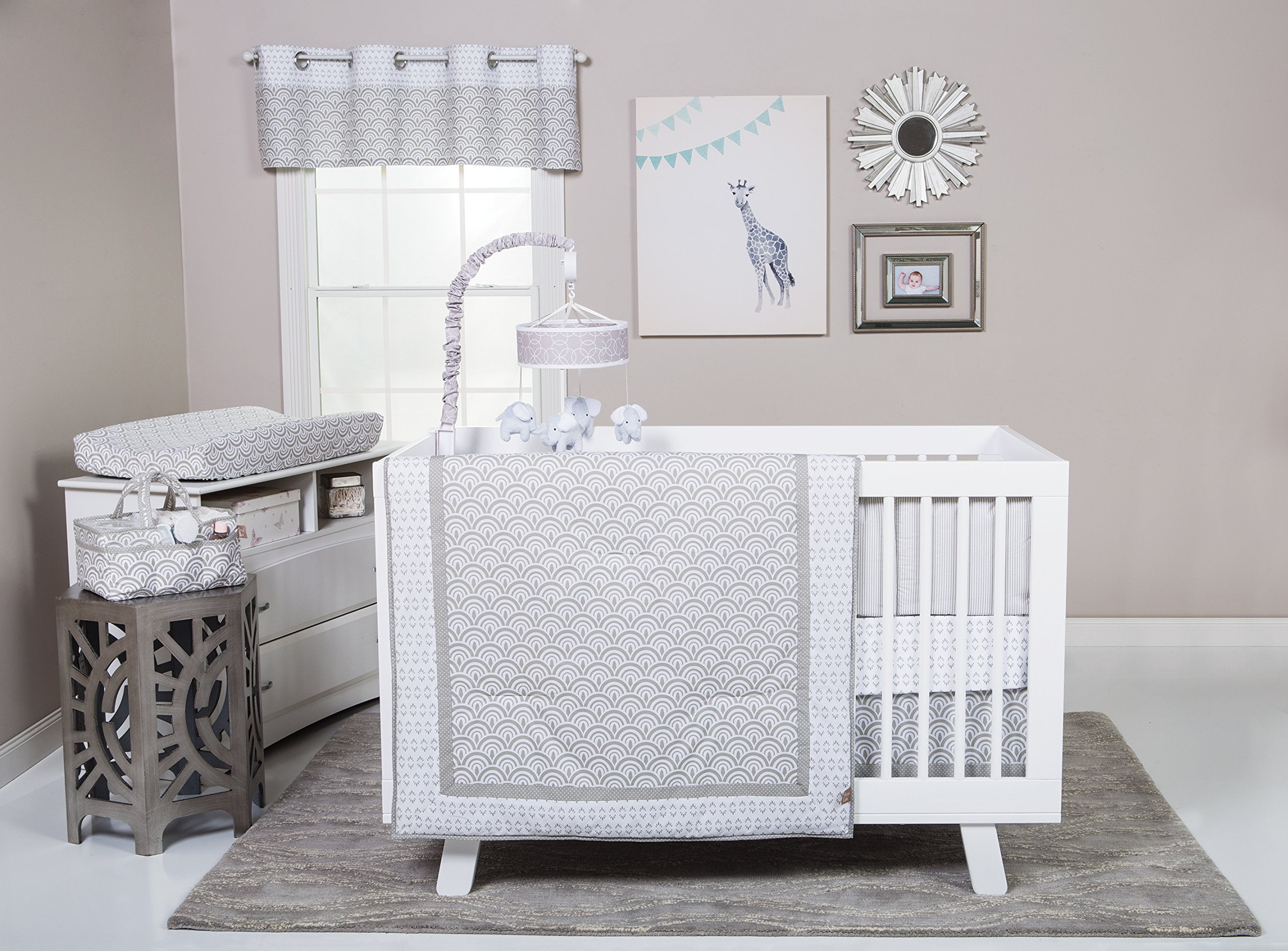 art deco crib