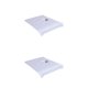 thumbnail image 2 of Guardurnaity Toalla de masaje para salón de belleza con patrón de agujeros, funda de cama, almohada de algodón, toallas cosméticas para el Blanco 2Conjunto, 2 of 6