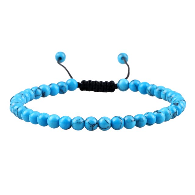 Sonducket Elegante de piedra natural, artesanía, longitud ajustable, múltiples estilos, de cuentas de piedra Ropa, zapatos y accesorios Miscelánea Azul negro