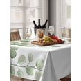 thumbnail image 6 of Sage Green Eucalyptus Leaves Table Cloth, Spring Country Botanical Waterproof Tablecloth for Rectangle Tables, Reusable Washable Fabric Table Cover for Restaurant Kitchen Dining Tables 60"x84", 6 of 6