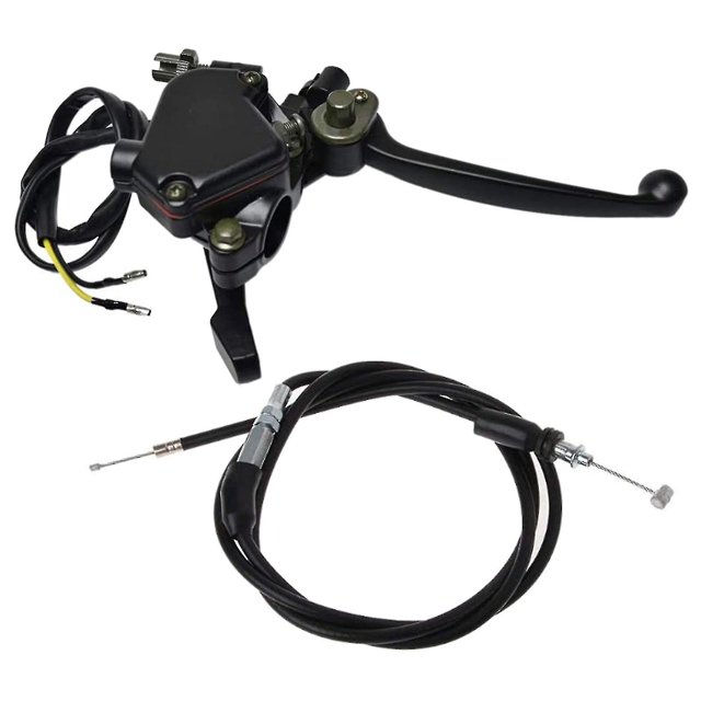 Palanca de freno y acelerador de pulgar con cable para cuatriciclo de 50 cc a 250 cc