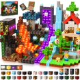 thumbnail image 1 of GraceDuck 200 piezas de bloques magnéticos para construir con luces, 1 of 8