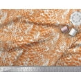 thumbnail image 2 of Soimoi Polyester Crepe Fabric Snake Animal Skin Print Sewing Fabric Yard 52 Inch Wide, 2 of 3