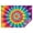 Rainbow Tie Dye, variant on Rainbow Tie Dye Mandala Pattern Rectangle Tablecloth 60"x84",Waterproof Polyester Rectangle Table Cloth, Wipeable Spillproof Polyester Tablecloth for Dining, Camping, Indoor and Outdoor