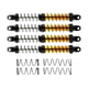 thumbnail image 1 of Paquete de 4 amortiguadores de suspensión de metal de repuesto para TRX4 SCX10 90046 120 mm Estilo 6, 1 of 7