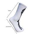 thumbnail image 6 of sunsanly 1 Pair Halloween Socks Spider Wet Skull Skeleton Print Color Matching High Elasticity Anti-slip Unisex Sport Sweat-Absorbent Basketball Football Long Stockings, 6 of 8