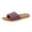 Purple, variant on PUMISAS Summer Slippers For Women Breathable Comfortable Home Solid Color Slippers Casual Indoor Home Linen Shoes