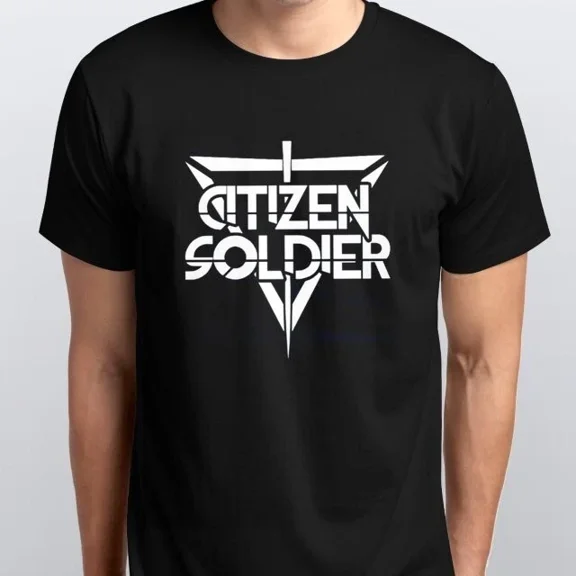 CITIZEN SOLDIER T-SHIRT sizes S M L XL XXL colours Black, White