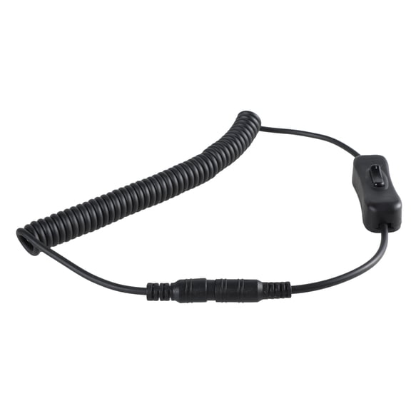 Flexible 5.5x2.1mm Power Extension Cable Wire Male to Female with Convenient Switches for Home Electronics and Gadgets