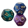 thumbnail image 3 of 3Pcs Resin Pearl Astrological Dice for Constellation Accessory, 3 of 7