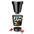 thumbnail image 2 of Mugzie 12-Ounce "Low Ball" Tumbler Drink Cup with Removable Insulated Wetsuit Cover - Multi Color Leopard, 2 of 4