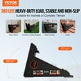 thumbnail image 2 of VEVOR Ladder Levler,380lbs Load PP Ladder Leveling Tool,Pitch Hopper, Stair Ladder Stabilizer with Storage,Easy to Use Stable Platform for All Surfaces,Extension Ladder Accessory for Uneven Ground, 2 of 9