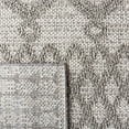thumbnail image 6 of SAFAVIEH Global Loew Diamond Indoor/Outdoor Area Rug, Light Grey/Dark Grey, 6'7" x 6'7" Square, 6 of 6
