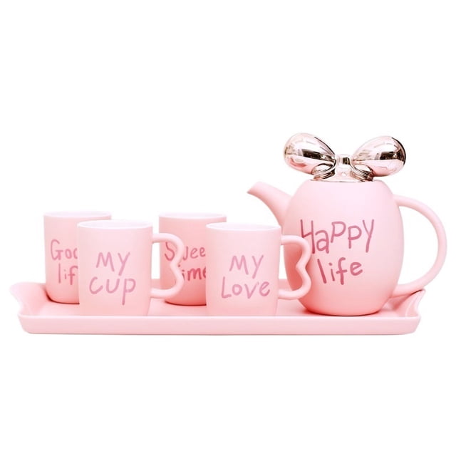 Juego de agua de cerámica, juego de té, taza de agua for sala de estar, taza de café, juego de tazas for el hogar, nuevo juego de té elegante