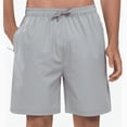 thumbnail image 4 of NORTHYARD Men's Workout Shorts 7 Inch Breathable Athletic Running Hiking Shorts Lightgrey L, 4 of 8