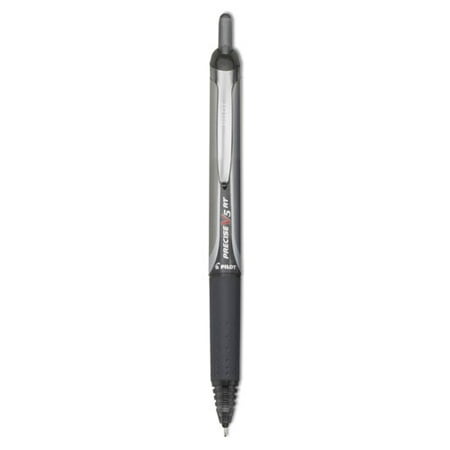 Precise V5rt Roller Ball Pen, Retractable, Extra-Fine 0.5 Mm, Black Ink, Black Barrel | Bundle of 2 Dozen