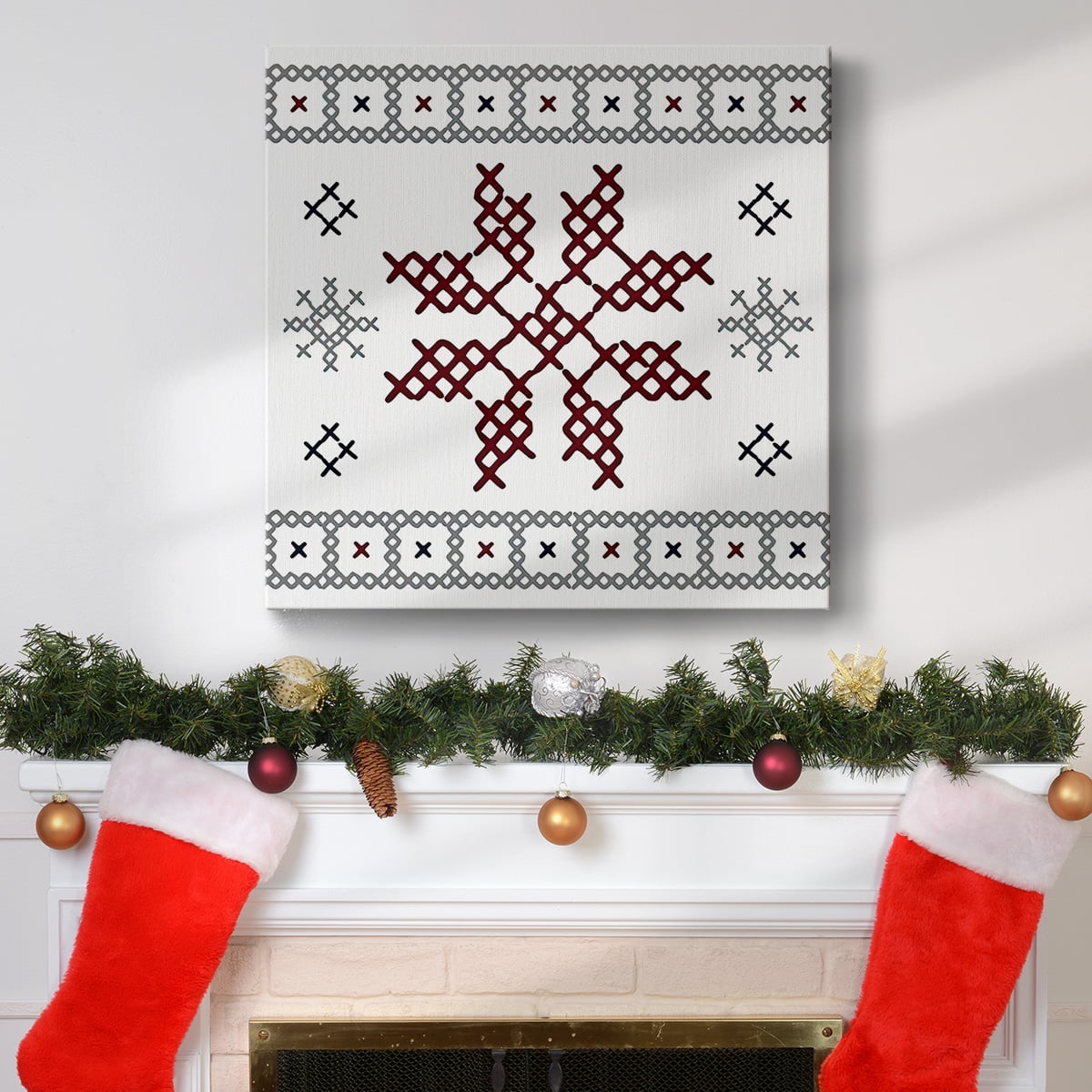 Snowflake Sweater- Gallery Wrapped Canvas
