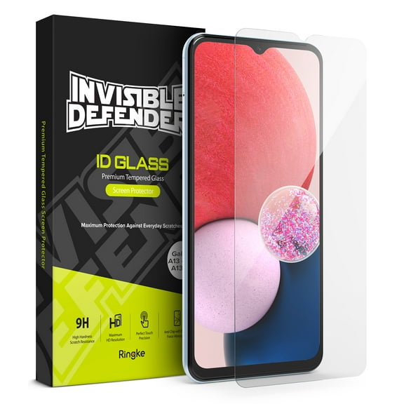 Ringke [2 Pack] Tempered Glass Screen Protector Compatible with Samsung Galaxy A13 (5G / 4G LTE), Premium Glass Film 9H Hardness Anti-Scratch Screen Protector