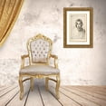 thumbnail image 3 of Henry Nielsen 18x24 Gold Ornate Framed and Double Matted Museum Art Print Titled - Female Portrait (1930), 3 of 4