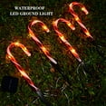thumbnail image 4 of tredstone 5 Pieces/Set Ground Light Waterproof Light for Garden Patio Plastic Christmas Themed Lighting Decor, Solar Power, 4 of 7
