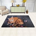 thumbnail image 3 of Coolnut Area Rug 60 x 39 inch (5'x 3'3"), Carpet Cat Sitting Basket with Easter Eggs Nursery Rug Floor Mat for Hardwood Floor Entrance Living Room Bedroom, 3 of 6