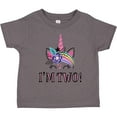 thumbnail image 3 of Inktastic 2nd Birthday Unicorn 2 Year Old Girl Girls Toddler T-Shirt, 3 of 5