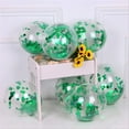 thumbnail image 2 of KIRIKOU 24 piezas juego de bolas de papel multicolor Globo de fiesta de látex de 12 pulgadas para decoración de fiesta, bodas, compromisos, novias, cumpleaños y ducha (verde), 2 of 3
