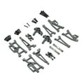 thumbnail image 3 of Colcolo 1/14 RC Cars Metal Spare Parts Front Lower Swing Arm Front Steering Tie Rod Rear argent, 3 of 8
