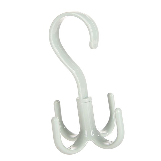De Cremallera Para Colgar Bufanda De Cremallera Para Organizador De Armario Giratorio De 360 grados Verde cro perfecl Percha multiusos con ganchos.