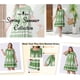 thumbnail image 3 of Vestido de verano casual midi de mujer plus size bohemio Agnes Orinda, con cuello redondo, mangas cortas, plisado y en color negro 1X, 3 of 7