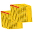 thumbnail image 1 of Etiquetas de identificación de paneles eléctricos Pegatinas impermeables Caja de fusibles resistente a la intemperie Amarillo, 1 of 9