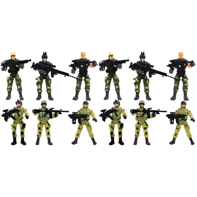 OUSITAID Action Special Figures Forces Figure Toys Forces Palything Men Man Guys Soldiers Soldier Toys Man Plastic