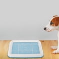 thumbnail image 4 of l para perros, l de entrenamiento para interiores y exteriores, 18,5x13,8 pulgadas, almohadilla para r para cachorros Azul jinwen Bandeja para ir al baño, 4 of 8