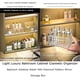 thumbnail image 4 of Cosmetic Organizer, Transparent Diamond Crystal Cosmetic Organizer, Skin Care Organizer, For Dresser Decoration, Bathroom Countertop (White), 4 of 4
