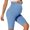 Light Blue, variant on Riforla Workout Leggings for Women Everyday Use High Waisted Maternity Pants Solid Color Spring Summer Casual Outfits Capri Length Womens Pants Beige XXL