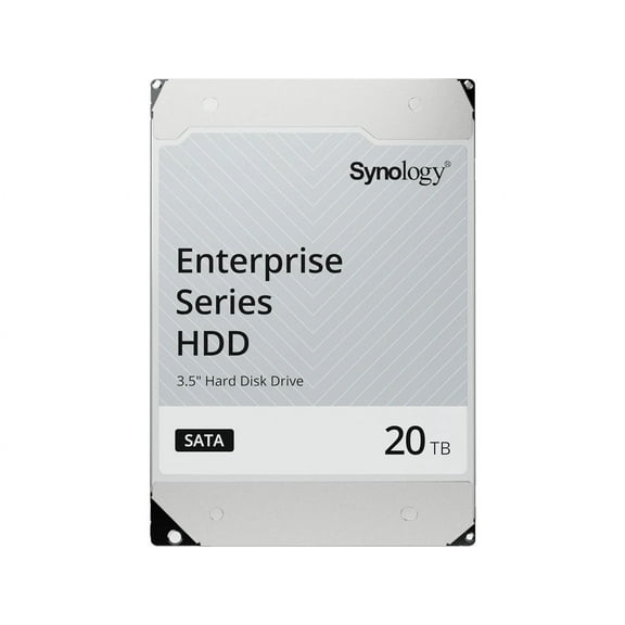 Synology Enterprise HAT5310 HAT5310-20T 20 TB Hard Drive - 3.5" Internal - SATA - NAS, Server Device Supported - 550 TB TBW - 4Kn Format