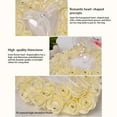 thumbnail image 2 of Xingzhi Heart-shape Ring Pillow Delicate Small Rings Box Romantic Wide Application Holder Container Wedding Valentine Displaying Yellow, 2 of 6
