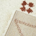 thumbnail image 4 of Balta Eila Geometric Southwestern Shag Area Rug Cream/Rust 7'10" x 10' 8' x 10' Ivory, Off-White, 4 of 5