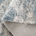 thumbnail image 6 of SAFAVIEH Berber Yazmin Abstract Shag Area Rug, Ivory/Blue, 9' x 12', 6 of 8