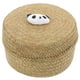 thumbnail image 1 of Canasta de flores tejida hecha a mano Caja de regalo mini bocadineras Canasta de frutas con tapa, 1 of 4