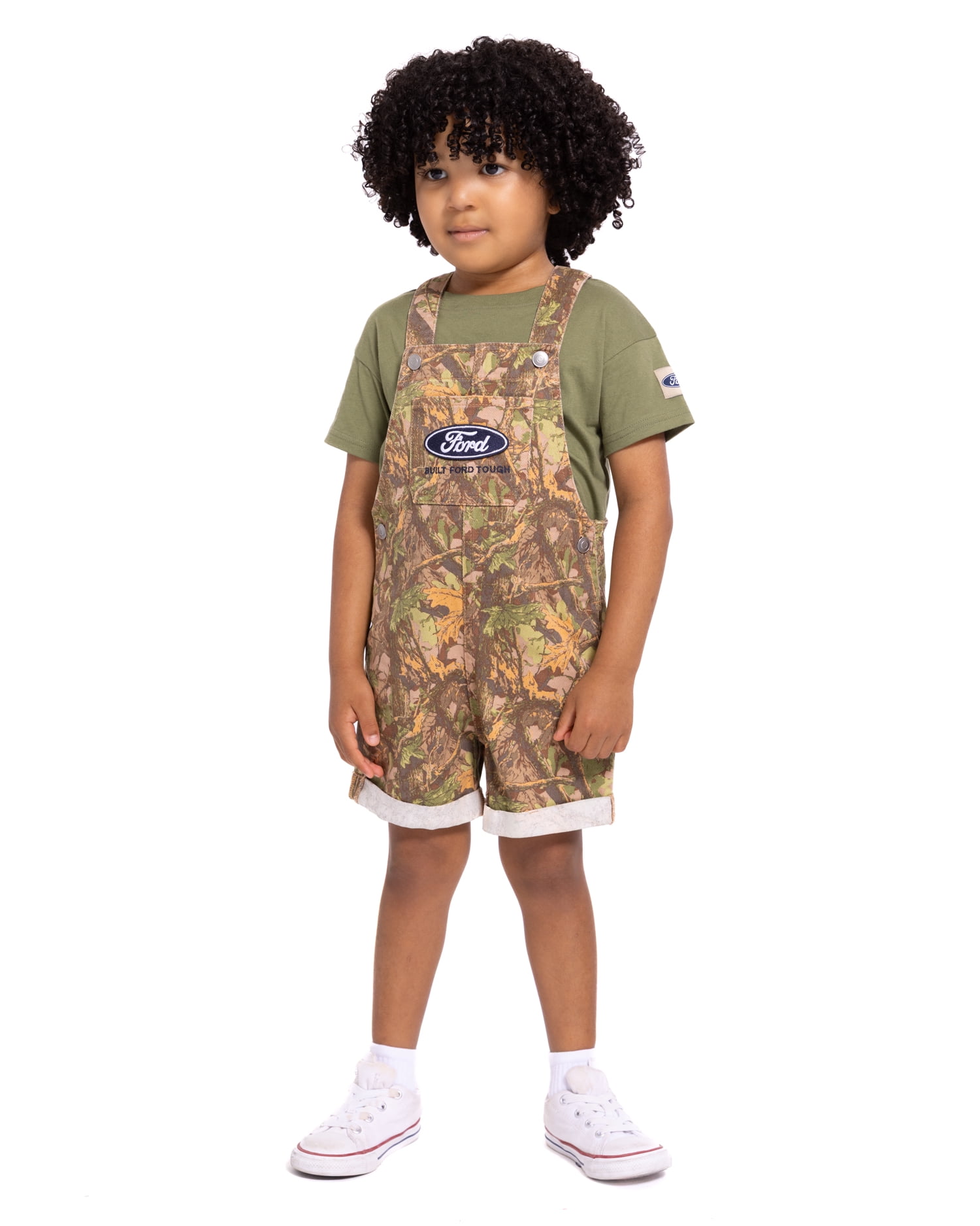 Ford Toddler Boys T-Shirt and Cotton Shortalls Set, 2 Piece, Sizes 12M-5T