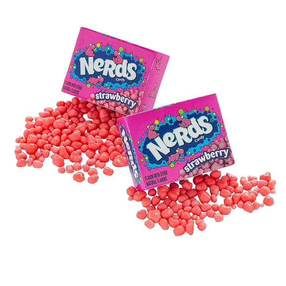9 Oz. Nerds Strawberry-Flavored Mini Candy Boxes - 24 piece