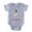 Heather Grey, variant on CafePress - FIN Jrt Merry Xmas - Cute Infant Baby Football Bodysuit