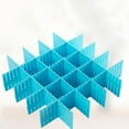 thumbnail image 2 of EeaseMX 32 separadores de cajones con rejilla ajustable (azul), 2 of 7