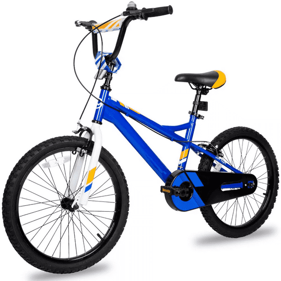 hykolity 20" Kids Bike Boy Bicycle for 7-13 Years Old Children Height 48-62 inch Cycling Coaster Brakes Outdoor Sport Bikes Blue