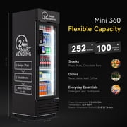 AI Smart Vending Machine 245-Capacity w/ Contactless Payment for Office/School/Gym